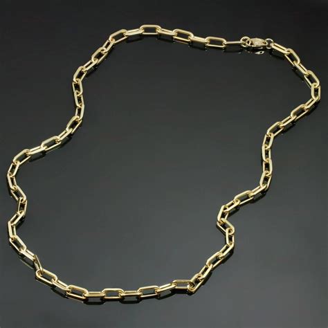 cartier gold chain necklace.